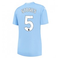 Billiga Manchester City John Stones #5 Hemma fotbollskläder Dam 2023-24 Kortärmad
